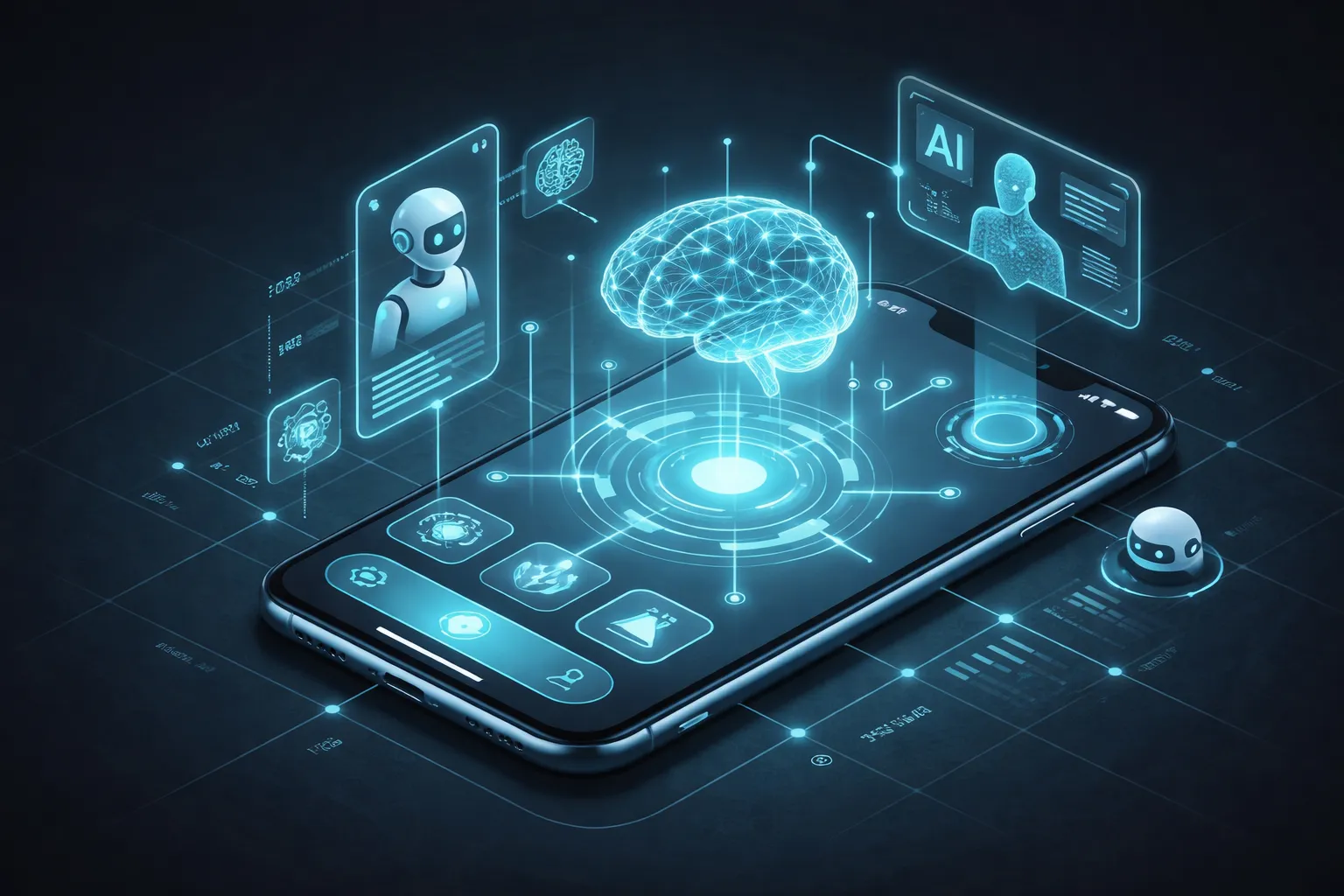 Telefon cu vizualizare AI — aplicații construite cu inteligență artificială